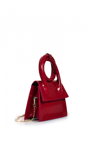 Stilgo Women s Shoulder Bag VP83Z-06 Red Patent Leather 83Z-06