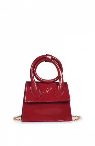 Stilgo Women s Shoulder Bag VP83Z-06 Red Patent Leather 83Z-06