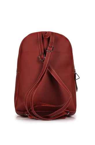 Claret red Back Pack 87Z-03