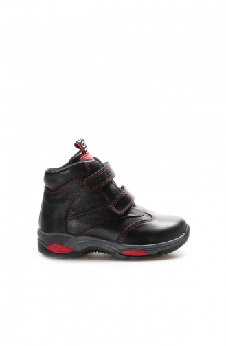 Genuine Leather Unisex Kids Classic Boots 006Sxca970 Black 006SXCA970.Siyah
