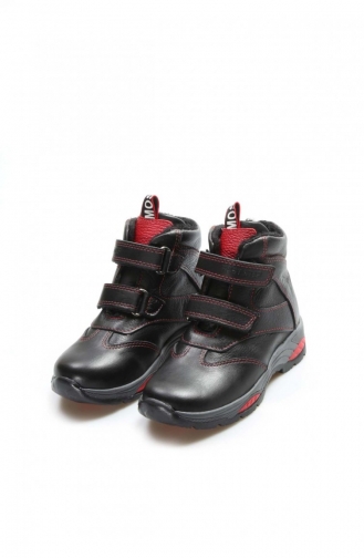Genuine Leather Unisex Kids Classic Boots 006Sxca970 Black 006SXCA970.Siyah