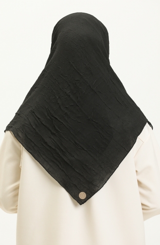 Bamboo Scarf M0077-01 Black 0077-01