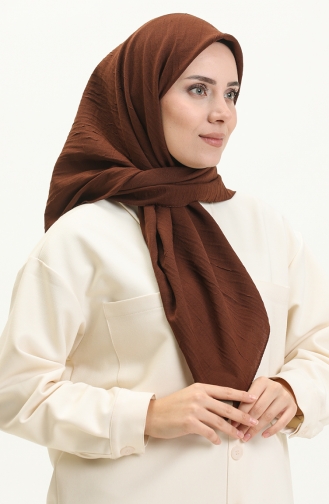 Bamboo Scarf M0077-14 Brown 0077-14