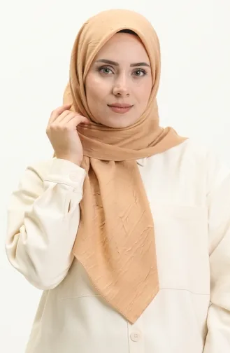 Bambus Kopftuch M0077-18 Kamel 0077-18