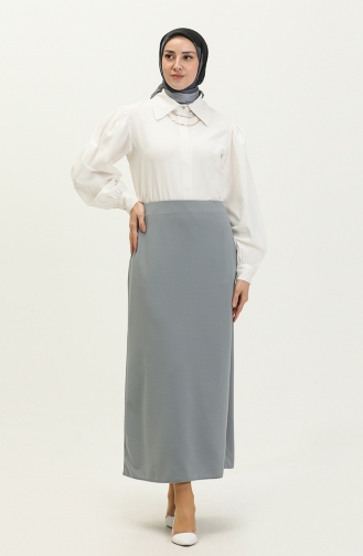 Pencil Skirt 4006-05 Gray 4006-05