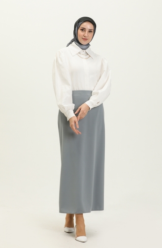 Pencil Skirt 4006-05 Gray 4006-05