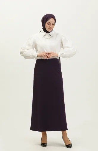 Jupe Crayon 4006-01 Plum 4006-01