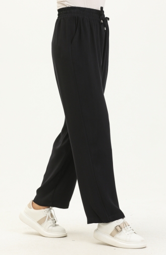 Wide Leg Pocket Pants 6106C-01 Navy Blue 6106C-01