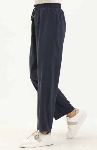 Wide Leg Pocketed Pants 6109A-04 Indigo 6109A-04