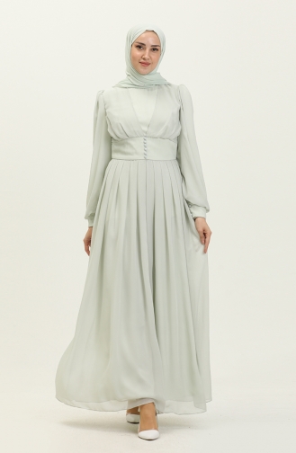 Chiffon Abendkleid 60282-03 Mint Grün 60282-03