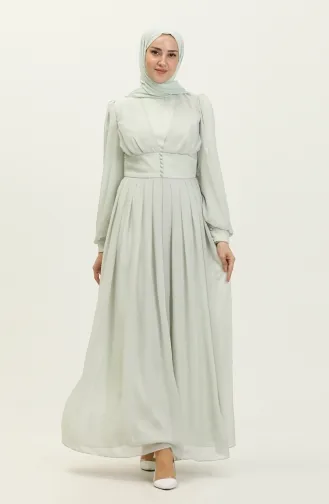 Chiffon Abendkleid 60282-03 Mint Grün 60282-03