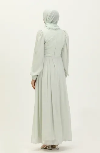 Chiffon Abendkleid 60282-03 Mint Grün 60282-03
