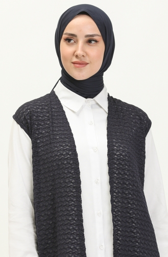 Basic Vest 1639-01 Navy Blue 1639-01