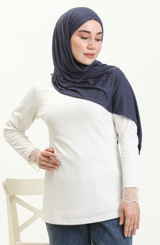 Dantel Detaylı Body Beyaz 8151