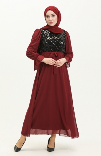 Habillé Hijab Bordeaux 13716