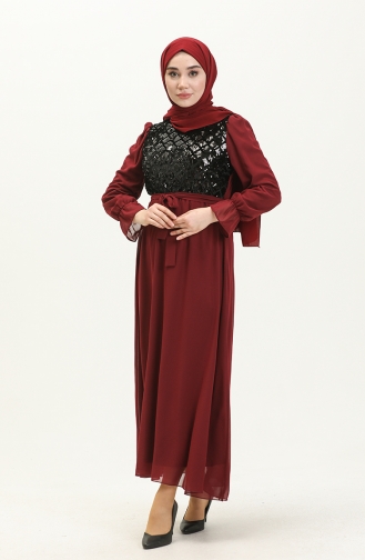 Habillé Hijab Bordeaux 13716