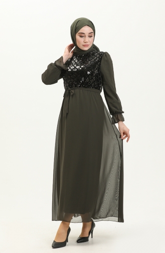 Habillé Hijab Khaki 13714