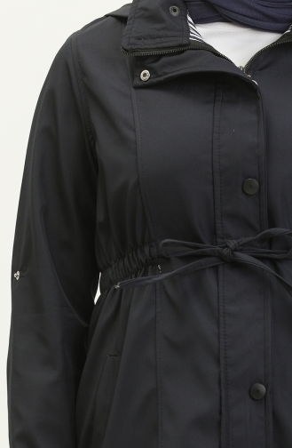 Navy Blue Trench Coats Models 9003-05