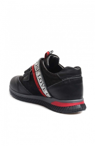  Children`s Shoes 006XA1020.Siyah Gümüş