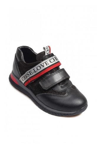  Children`s Shoes 006XA1020.Siyah Gümüş