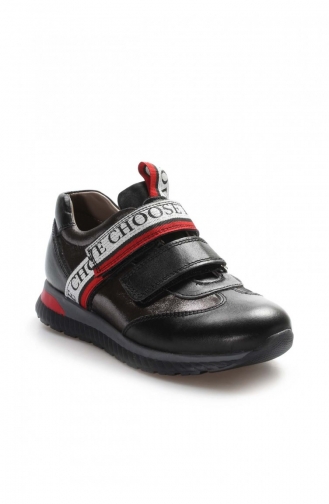  Children`s Shoes 006XA1030.Siyah Gümüş