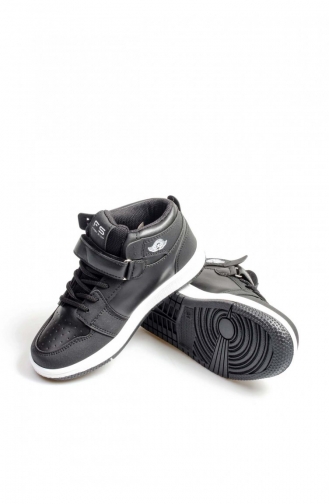 Unisex Çocuk Sneaker Ayakkabı 500Fa8070 Siyah Beyaz