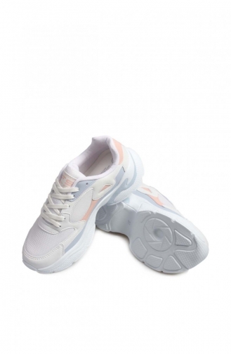 Chaussures de Sport  666ZA152.Beyaz Mavi Pudra