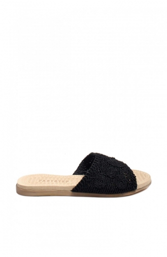  Summer Slippers 935ZA370.Siyah