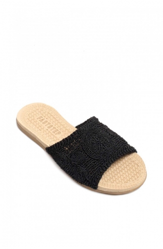  Summer Slippers 935ZA370.Siyah