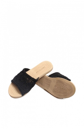  Summer Slippers 935ZA370.Siyah