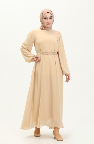Gold Hijab-Abendkleider 13604