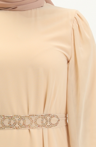 Gold Hijab-Abendkleider 13604