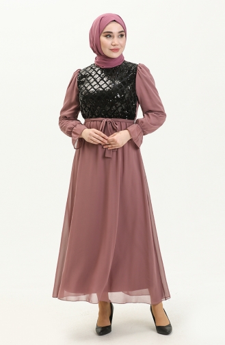 Habillé Hijab Lila 13718