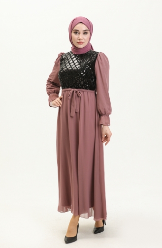 Lila Hijab-Abendkleider 13718