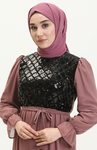 Lila Hijab-Abendkleider 13718