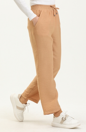  Wide Leg Pocketed Pants 6141-10 Camel 6141-10