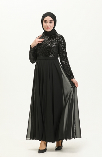 Habillé Hijab Noir 13228