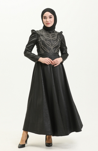 Habillé Hijab Noir 13669