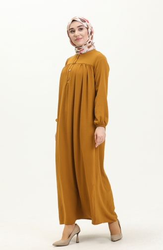 Tan Hijab Dress 5011BGM.TAB