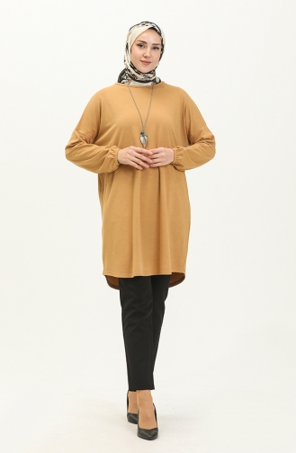 Necklace Bat Sleeve Tunic 1634-01 Mustard 1634-01