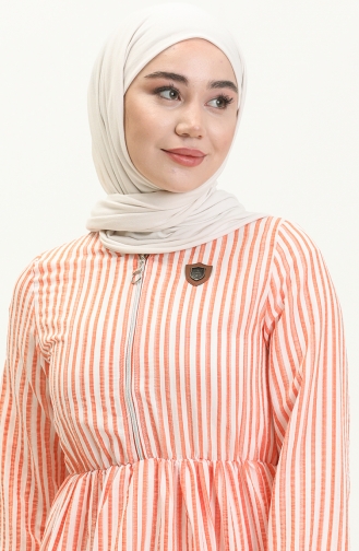 Robe Hijab Orange 13407