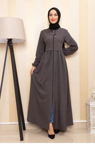 Anthracite Abaya 0001SGS.ANT