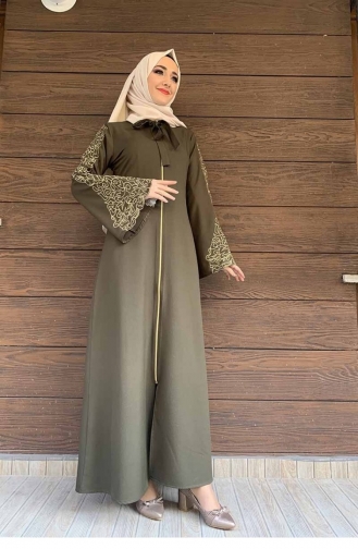 Khaki Abayas 0002SGS.HAK