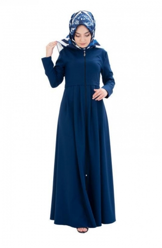 Navy Blue Abaya 0003SGS.LCV