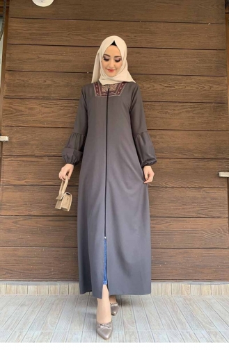 Anthracite Abaya 0004SGS.ANT