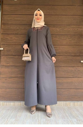 Anthracite Abaya 0004SGS.ANT