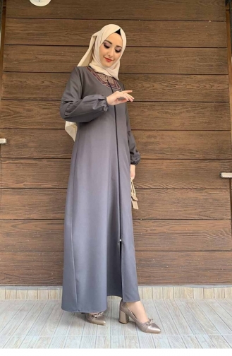 Anthracite Abaya 0004SGS.ANT