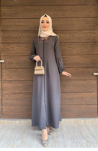 Anthracite Abaya 0004SGS.ANT