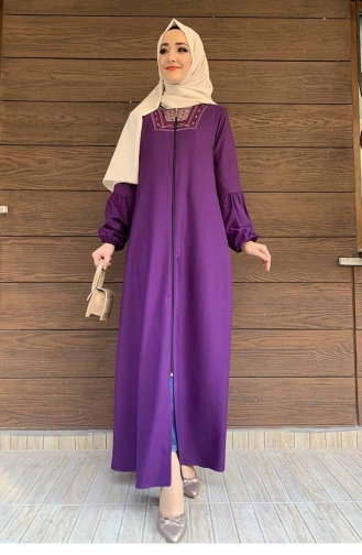 Purple Abaya 0004SGS.MOR
