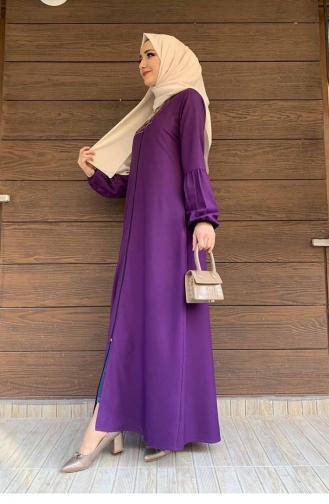 Purple Abaya 0004SGS.MOR
